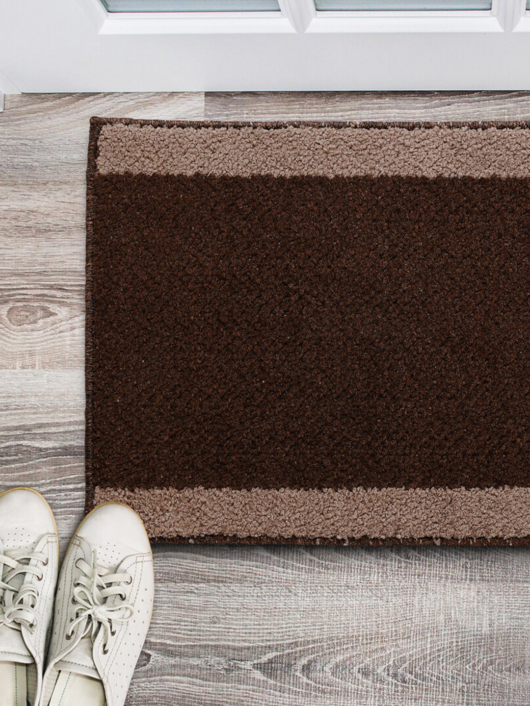 

Saral Home Maroon Cotton Anti-Skit Doormat