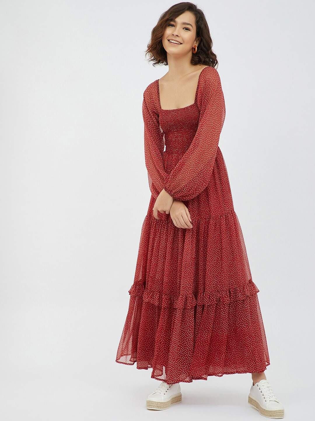 

Femella Rust Maxi Dress