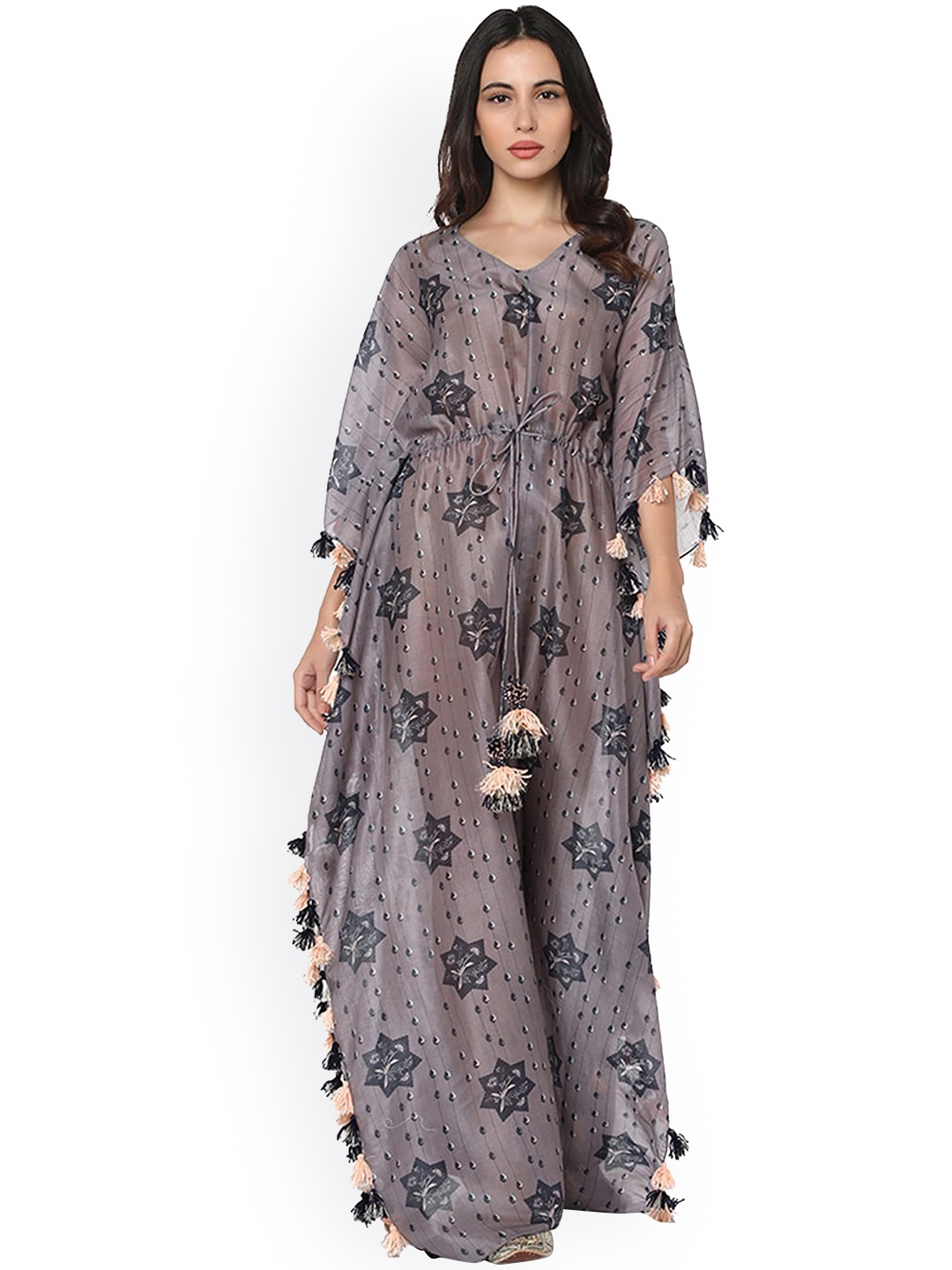 

PS PRET BY PAYAL SINGHAL Purple Floral Maxi Dress