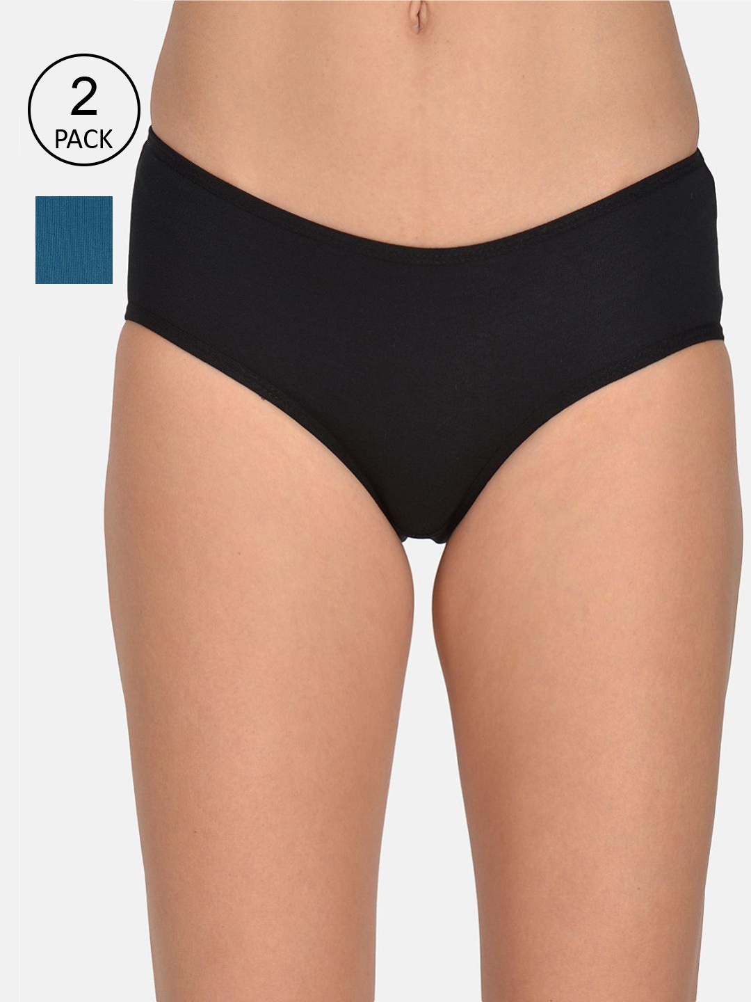 

mod & shy Women Pack Of 2 Assorted Hipster Briefs MU150155