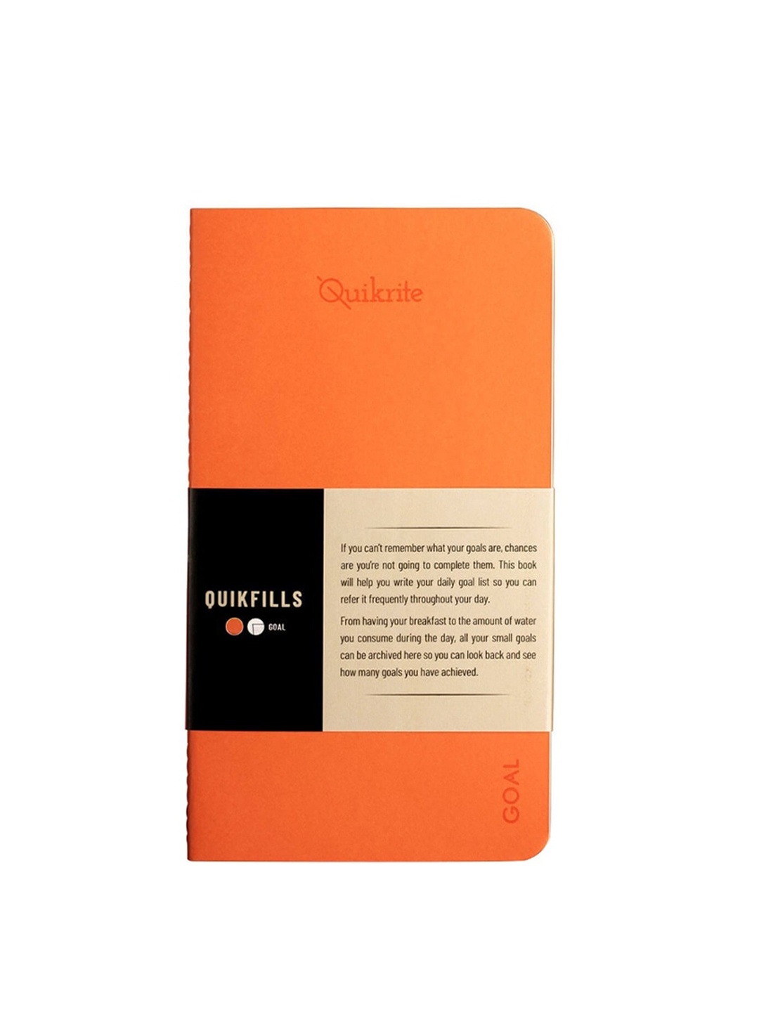 

Pennline Orange Pack of 2 Quikfill Goal Notebook