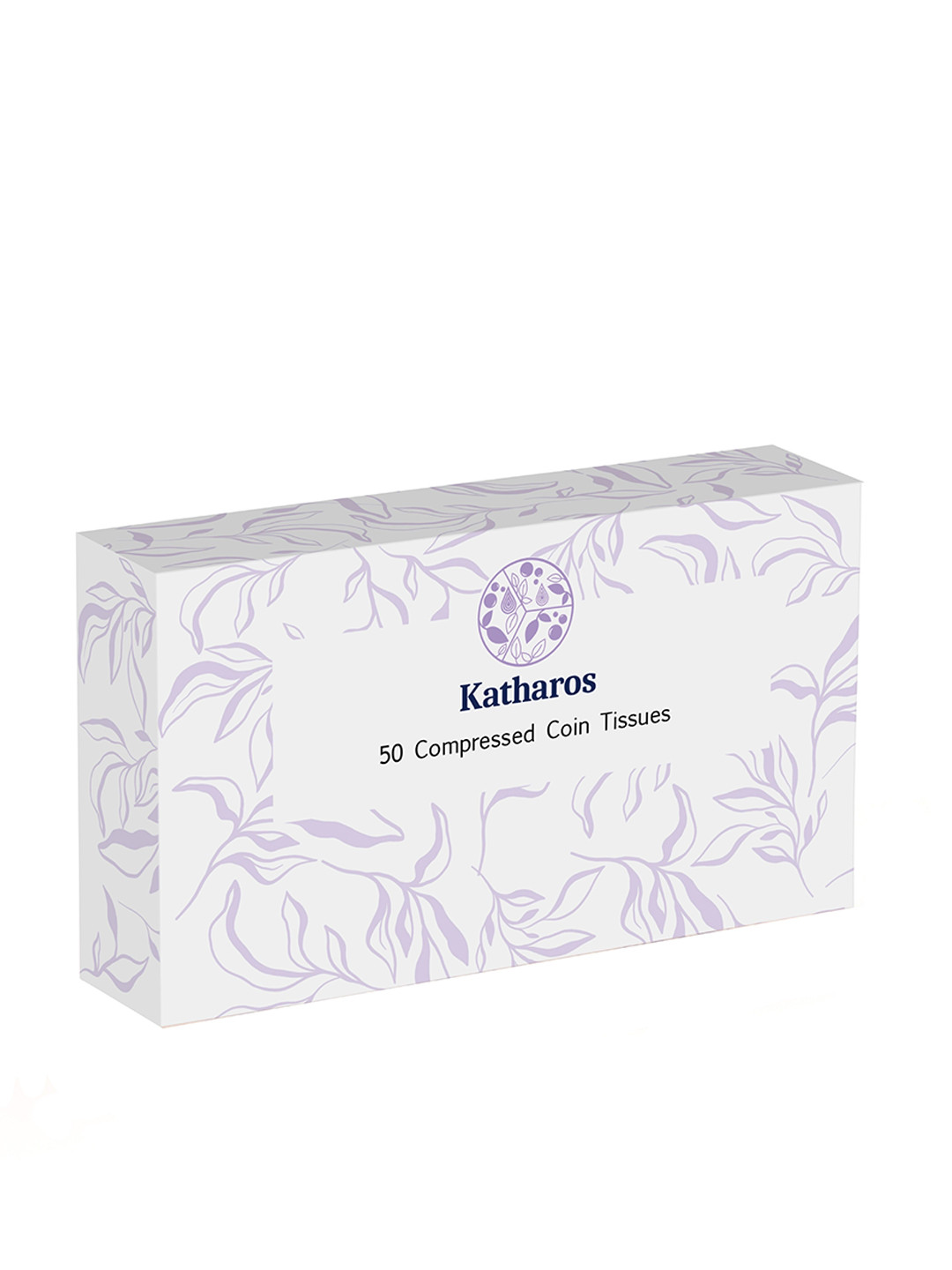 

Katharos 50 Coin Tissue Refill Box, White