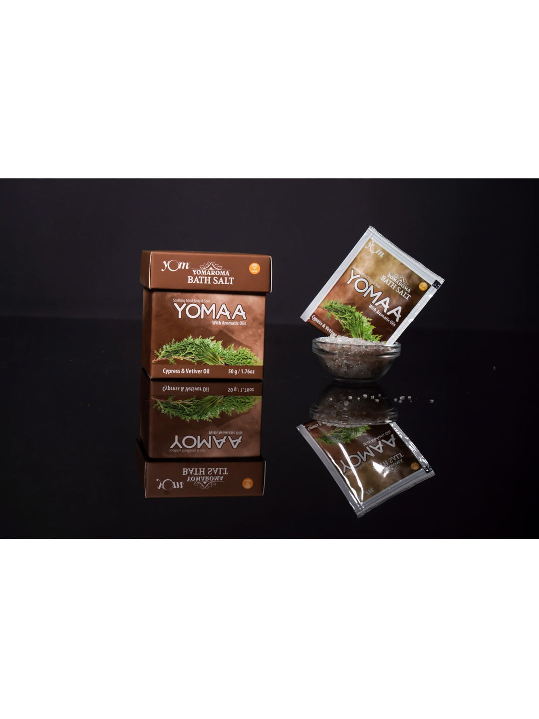 

YOM Unisex Yomaroma Yomaa Bath Salt With Aromatic Oils-50 g, Brown