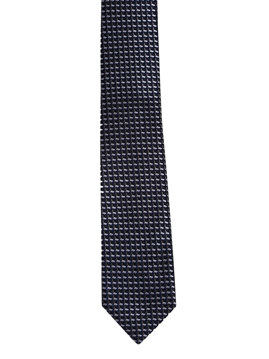 

Alvaro Castagnino Men Grey Self-Design Tie & Pocket Square Gift Set