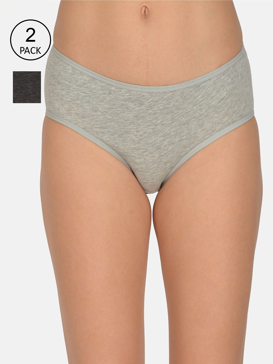 

mod & shy Women Pack Of 2 Assorted Hipster Briefs-MU152154