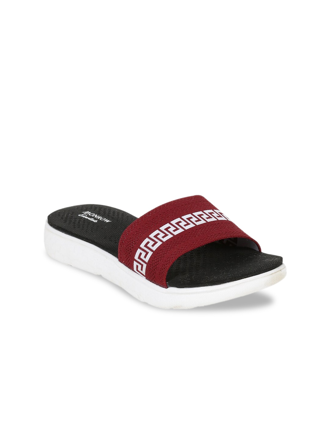 

Monrow Women Maroon Colourblocked Ballerinas Flats