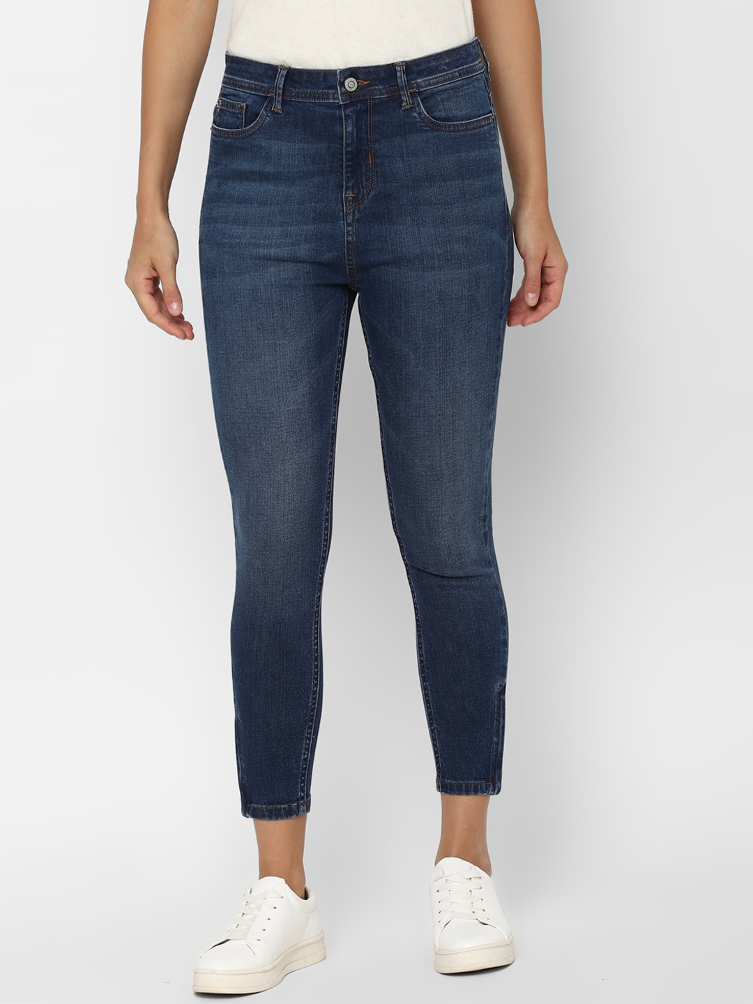 

Allen Solly Woman Women Navy Blue Skinny Fit Light Fade Jeans