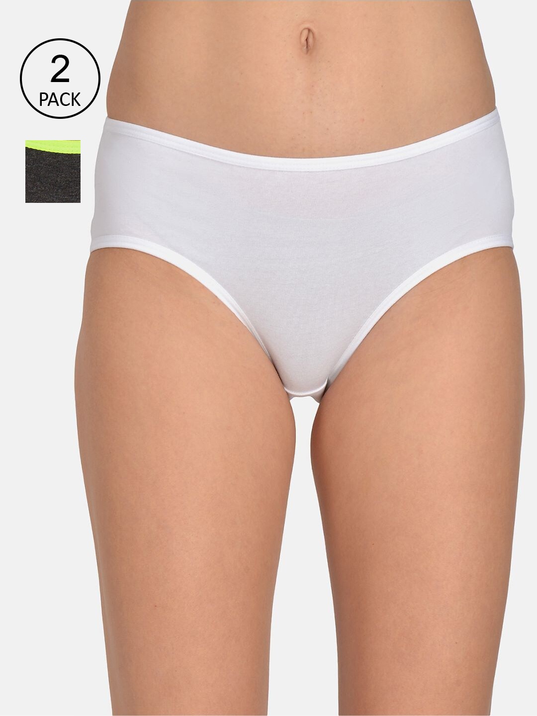 

mod & shy Women Pack Of 2 Assorted Hipster Briefs MU153154
