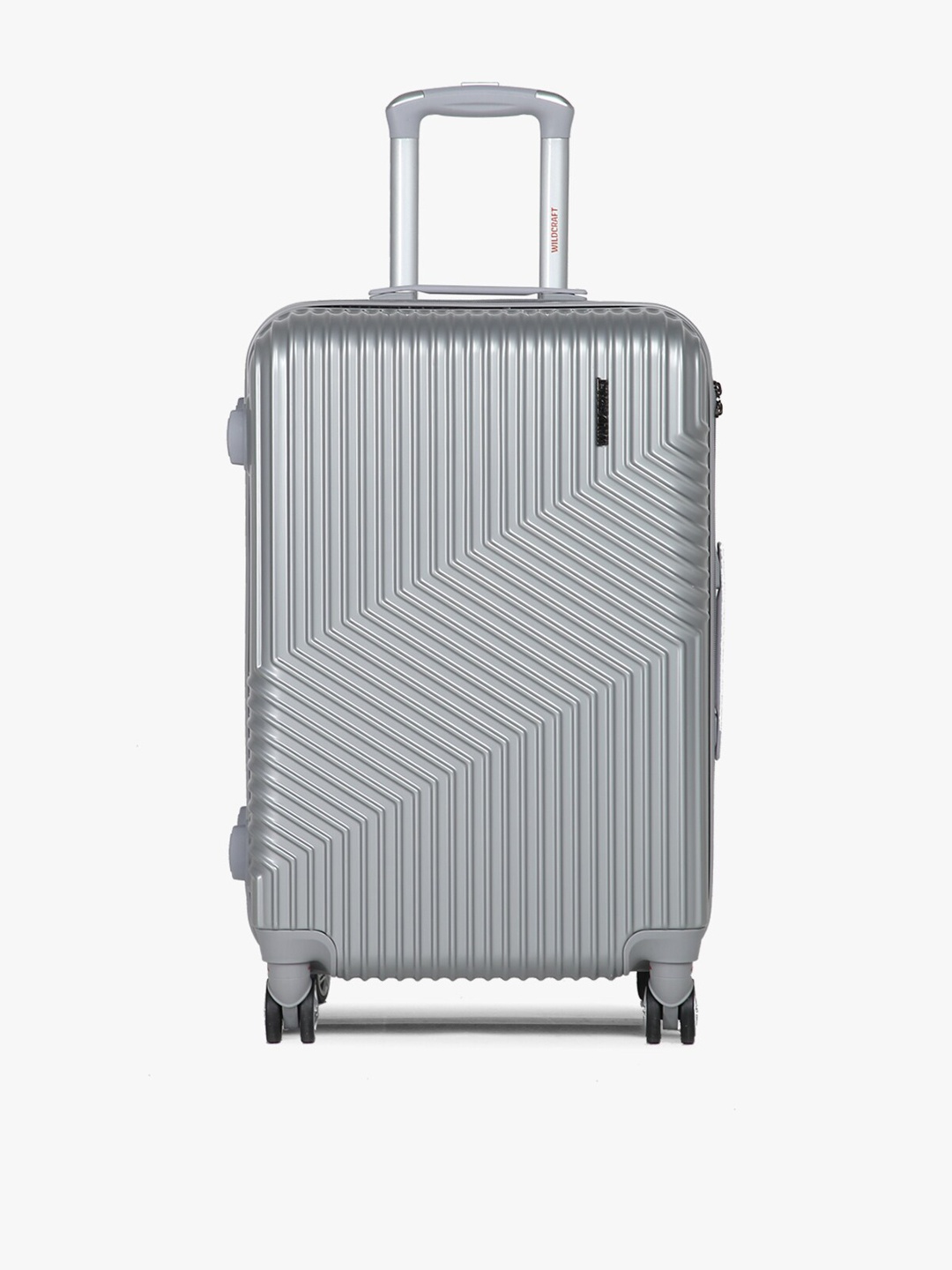 

Wildcraft Unisex Silver-Toned Textured Hard-Sided Large Epsilon Trolley Suitcase