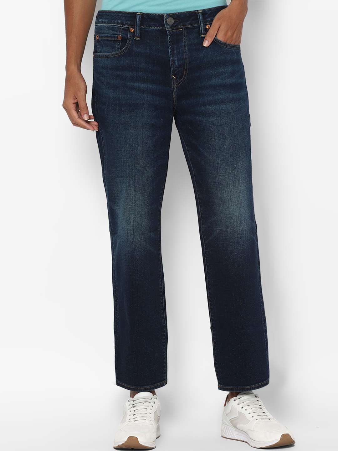 

AMERICAN EAGLE OUTFITTERS Men Blue Bootcut Light Fade Jeans