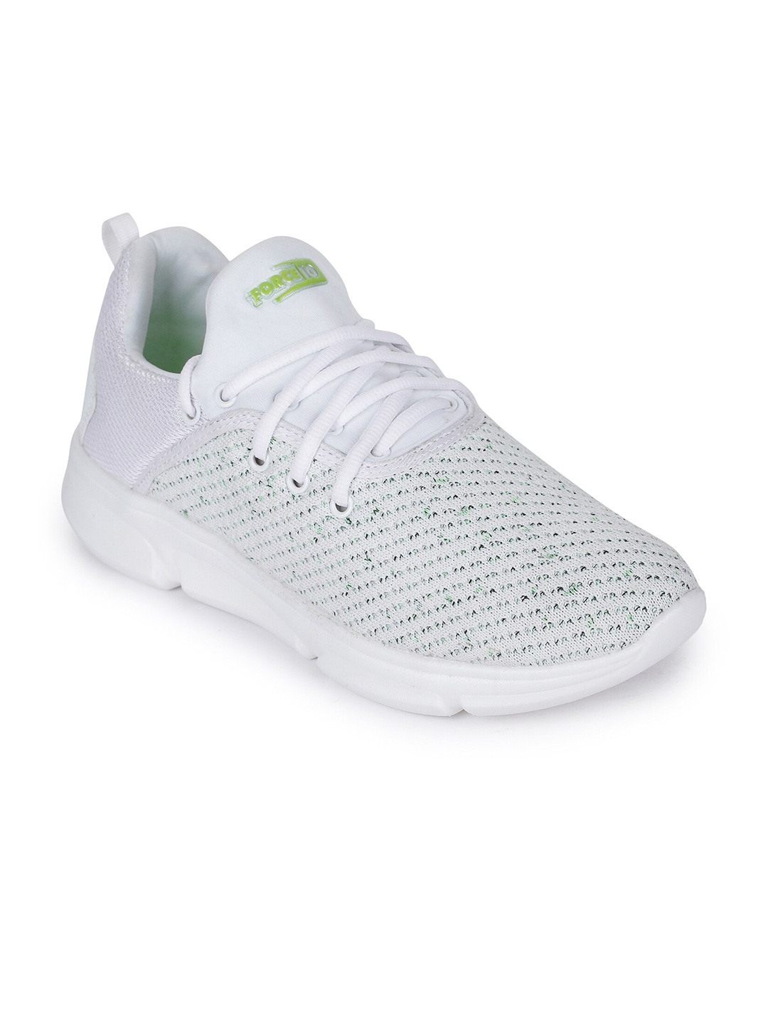 

Liberty Men White Mesh Running Non-Marking Shoes