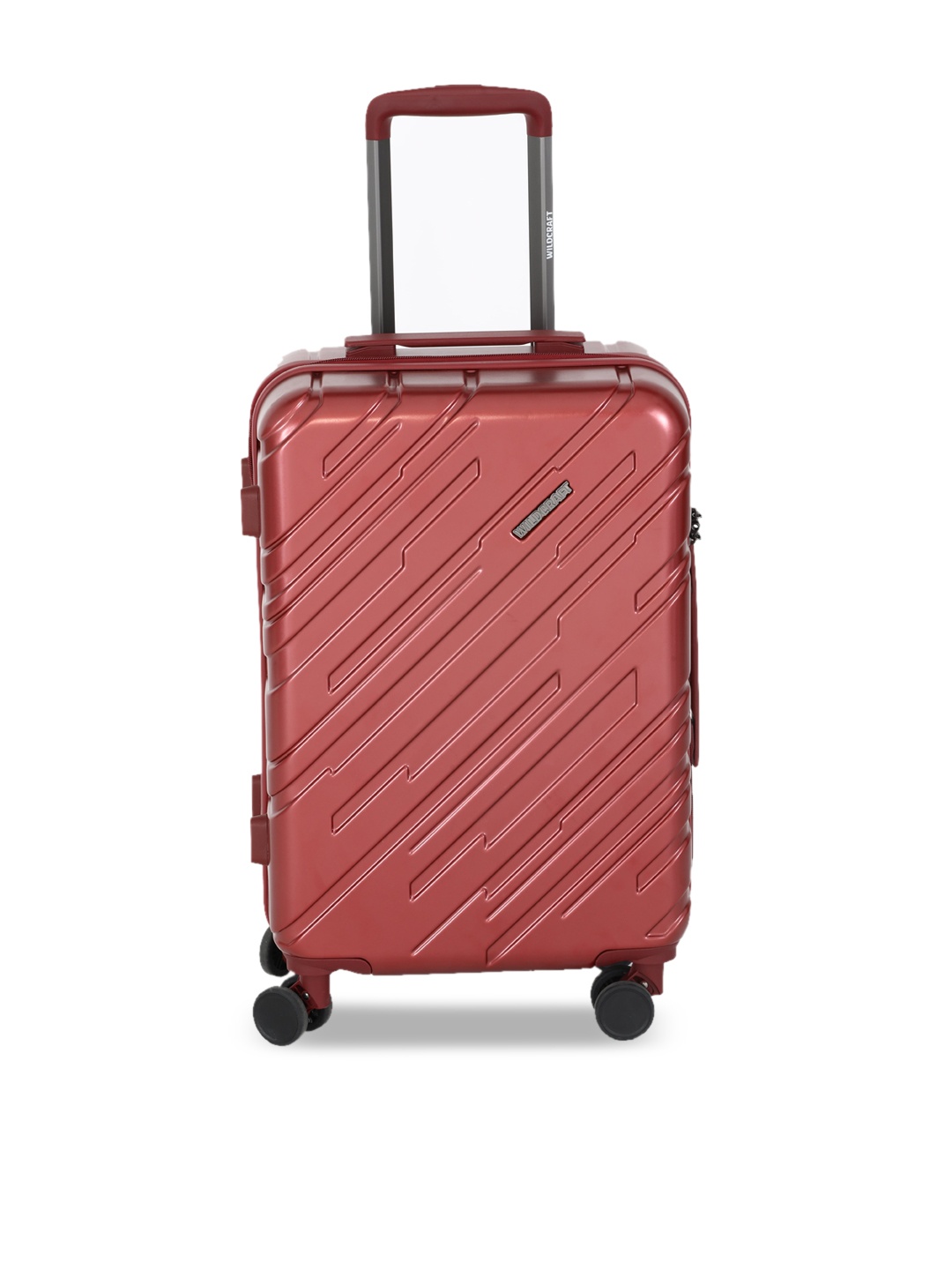 

Wildcraft Red Textutured Medium Suitcase