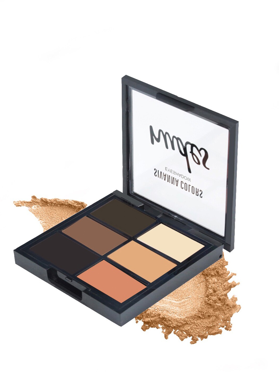 

Sivanna Colors Nudes 6 Color Eeyeshadow - HF1000 03, Black