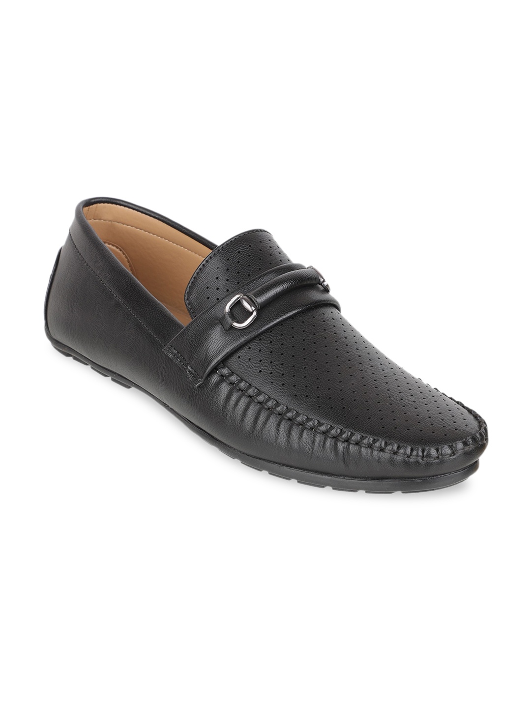 

Carlton London Men Black Loafers
