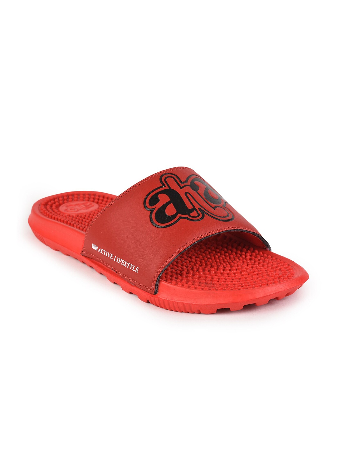 

Liberty Men Red & Black Printed Sliders