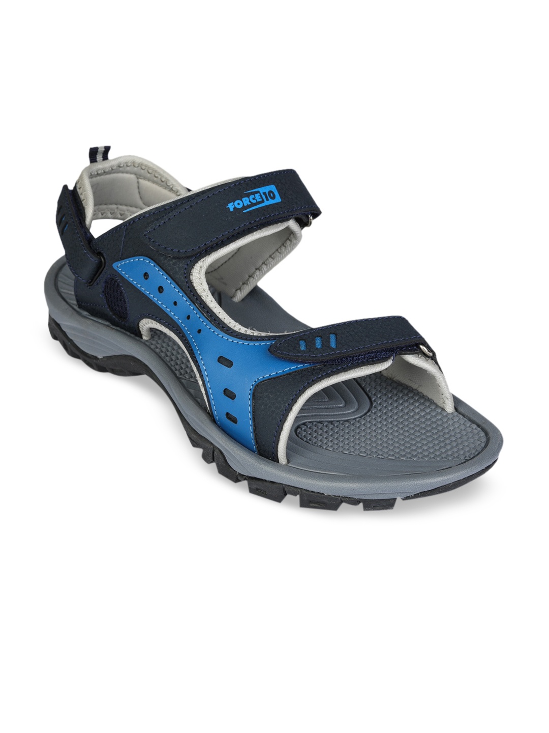 

Liberty Men Grey Solid Sports Sandals