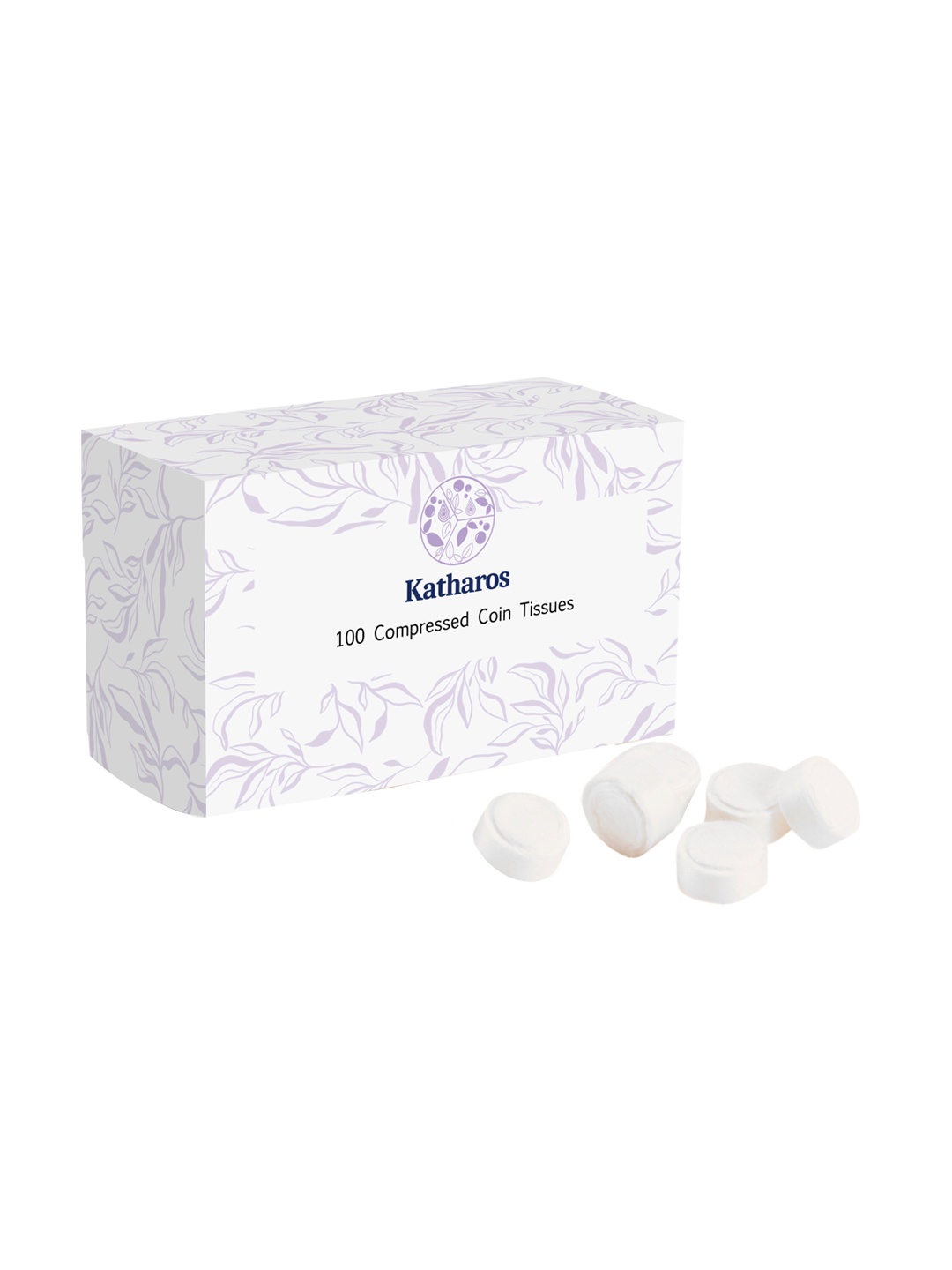 

Katharos 100 Coin Tissue Refill Box, White