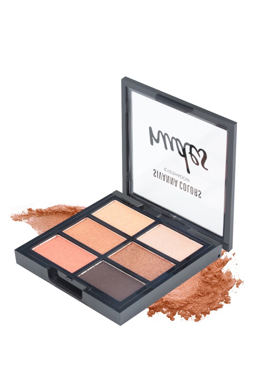 

Sivanna Colors Nudes 6 Color Eeyeshadow - HF1000 01, Black
