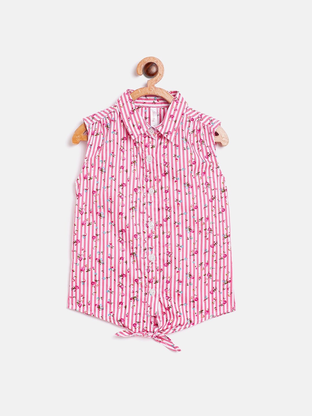 

Stylo Bug Pink Shirt Style Top