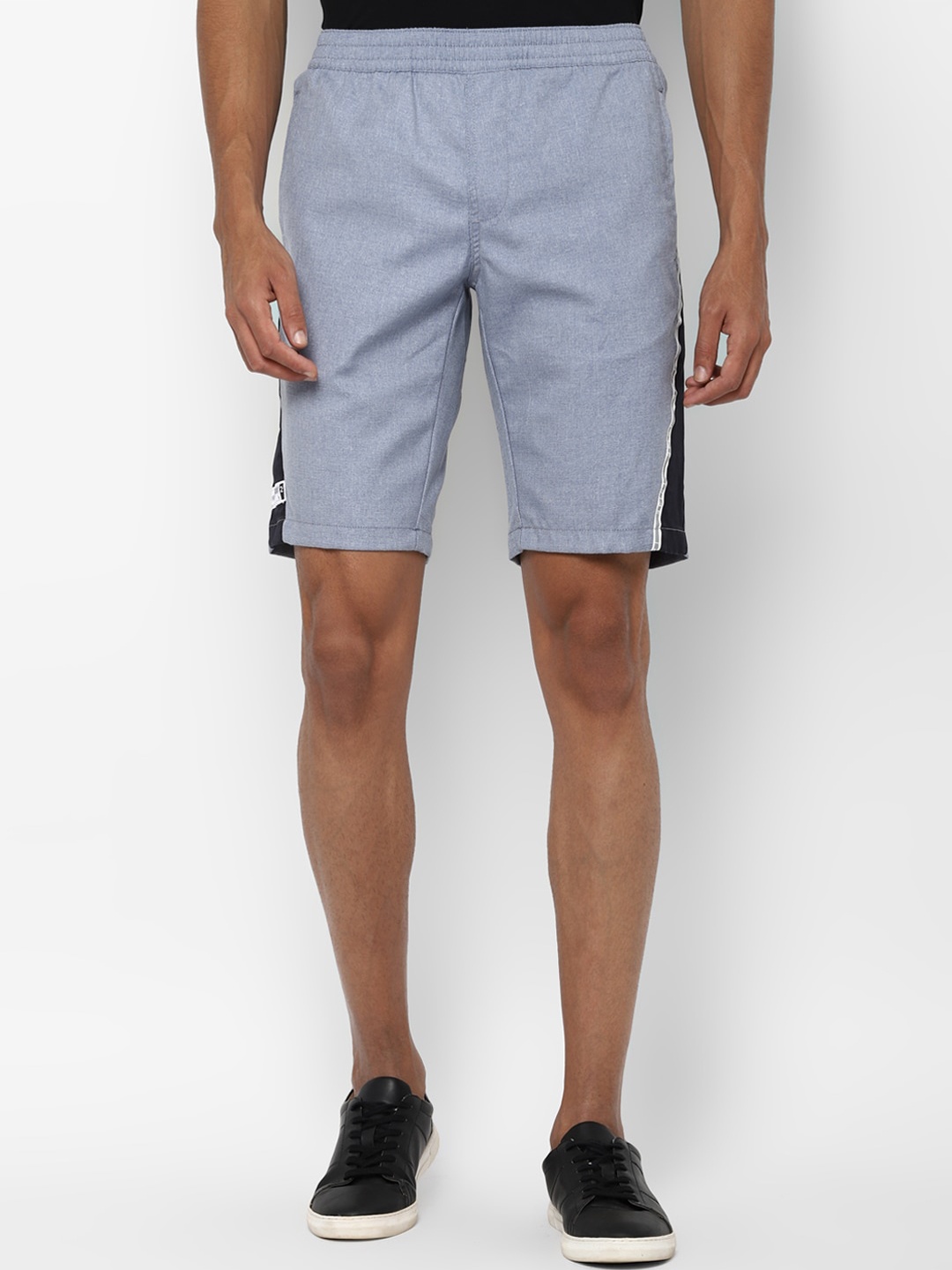 

Allen Solly Tribe Men Blue Slim Fit Mid-Rise Regular Shorts