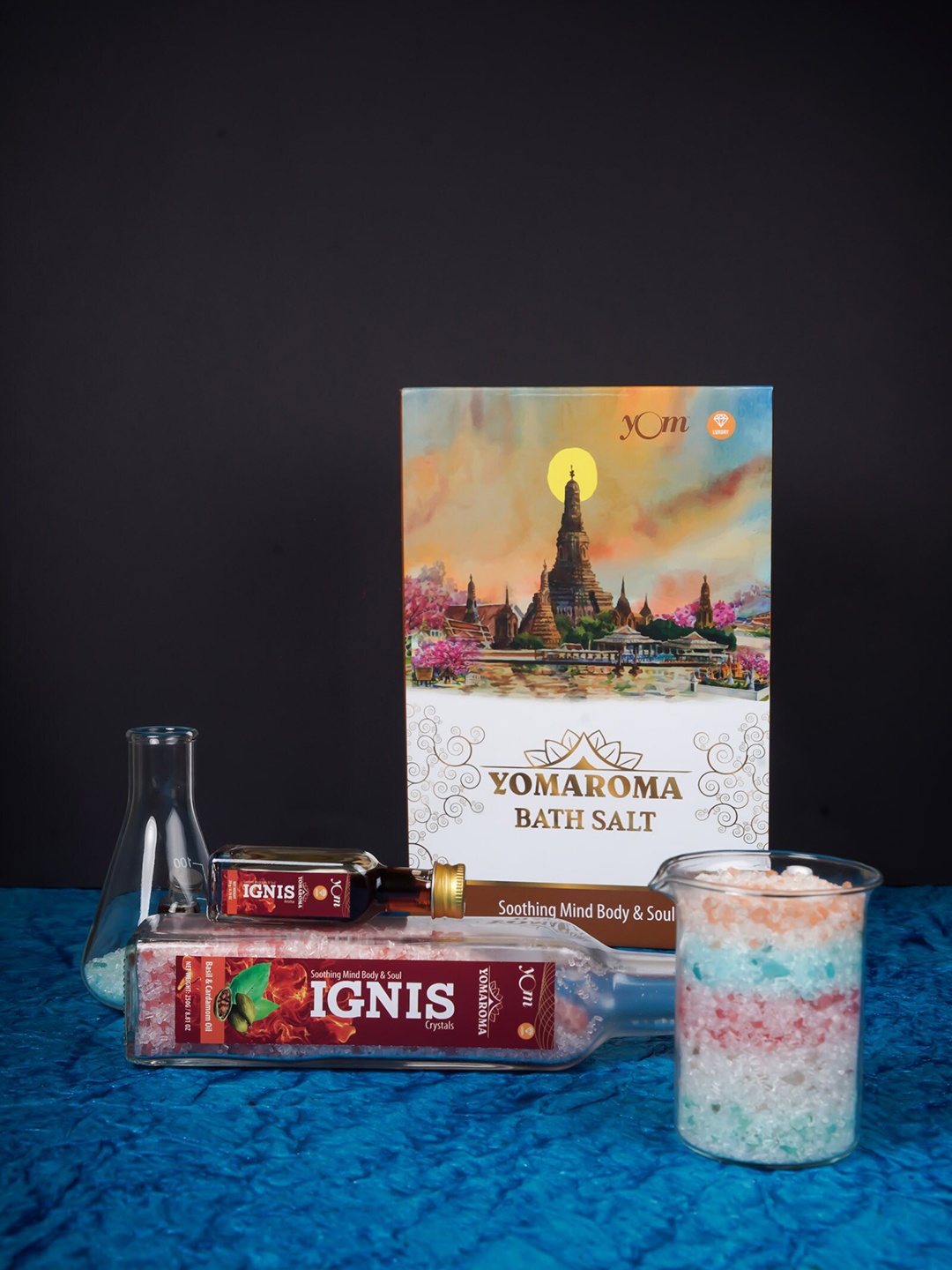 

YOM Unisex Yomaroma Ignis Bath Salt Gift Box, White