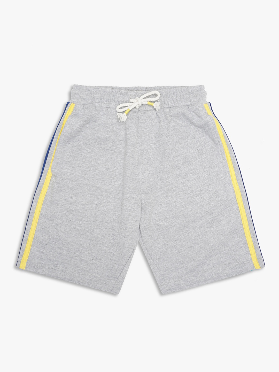 Lil Tomatoes Boys Grey Solid Mid-Rise Regular Shorts