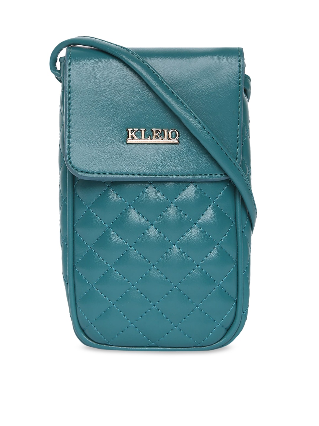 

KLEIO Women Textured Sling Bag With Quilted Detail, Olive