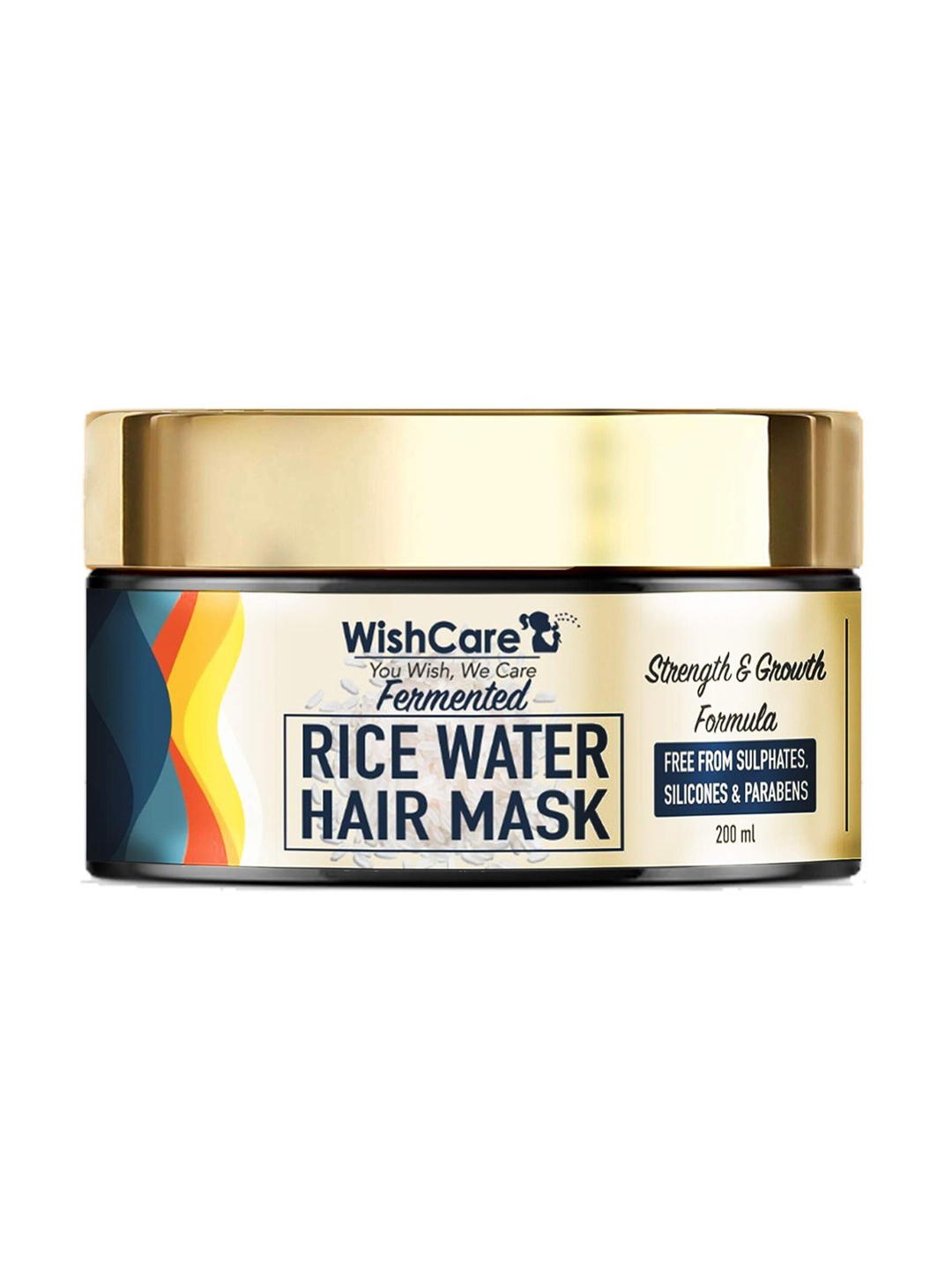 

WishCare Fermented Rice Water Hair Mask For Dry & Frizzy Hair - 200ML, White