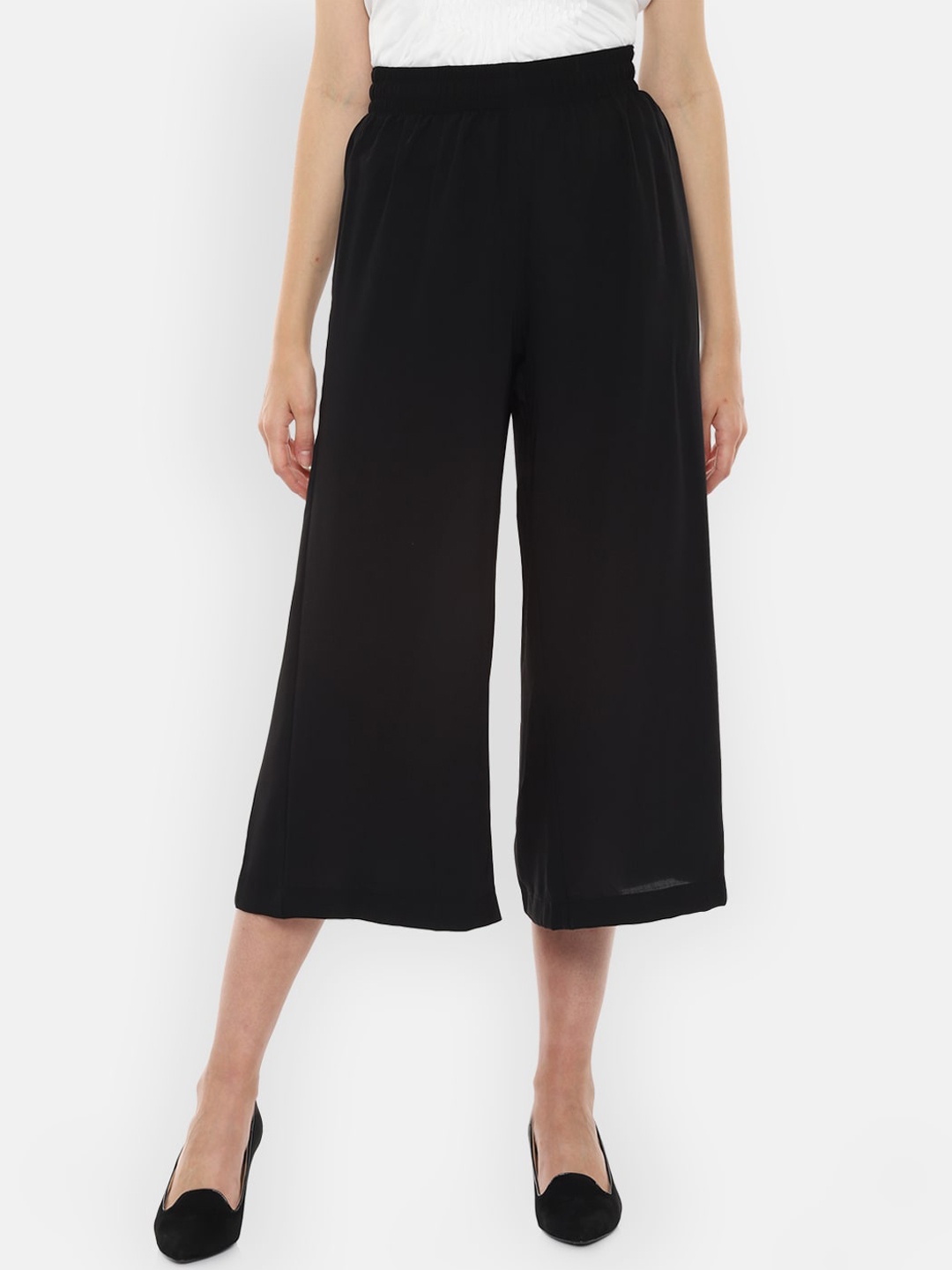 

Van Heusen Woman Women Black Culottes Trousers