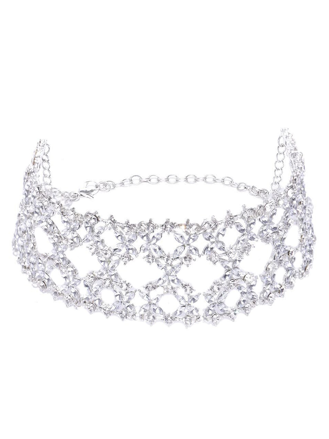

Bellofox Silver-Toned Gold-Plated Choker Necklace