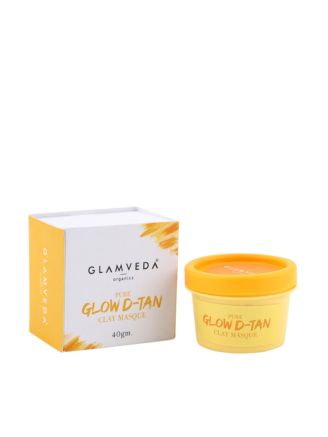 

GLAMVEDA Pure Glow De Tan Clay Masque - 40g, Yellow