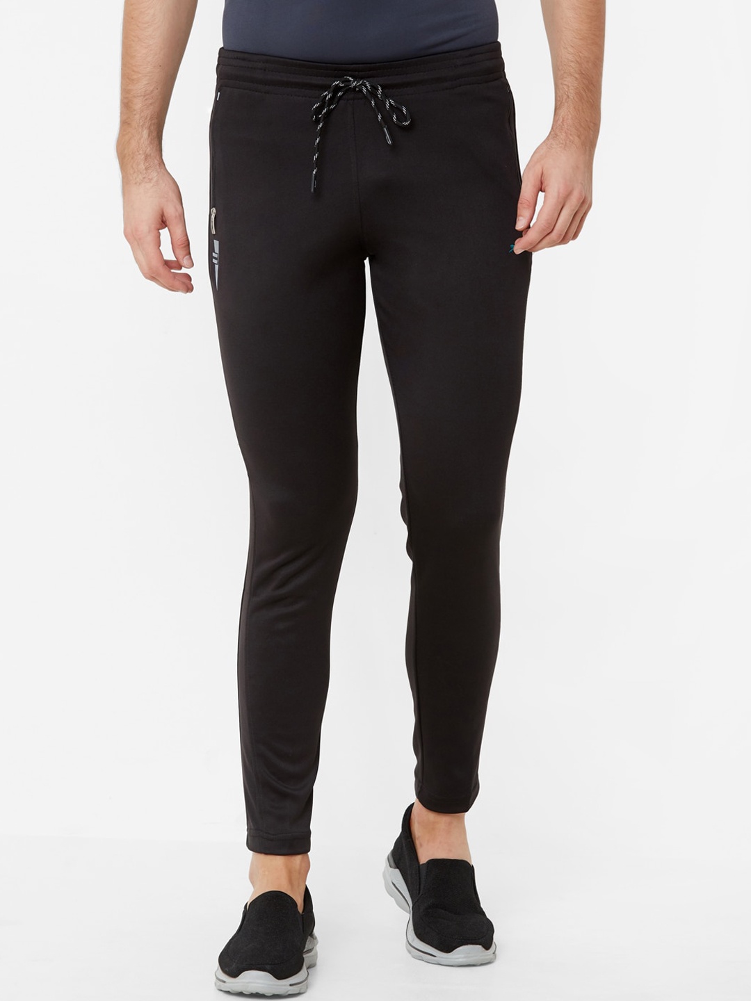 

Black Panther Men Black Slim-Fit Track Pants
