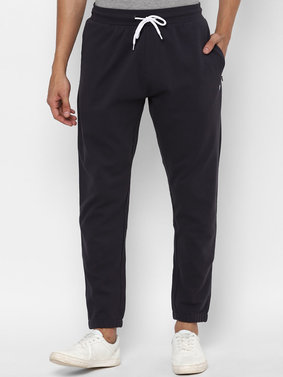 

Allen Solly Men Black Slim-Fit Track Pants