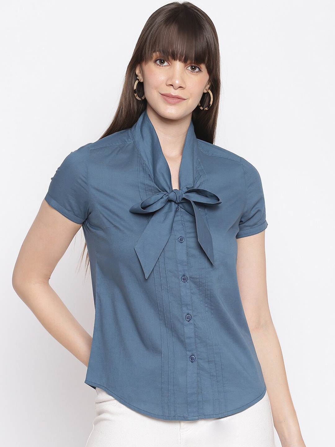 

sandy AND ritz Women Blue Sustainable Casual Shirt