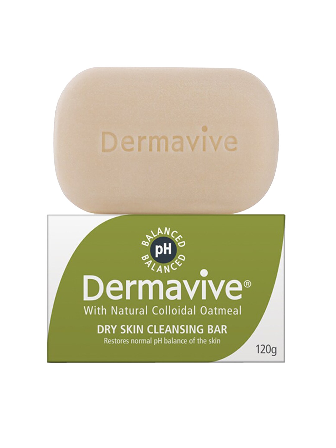 

Dermavive 120g Dry Skin Cleansing Bar, Transparent