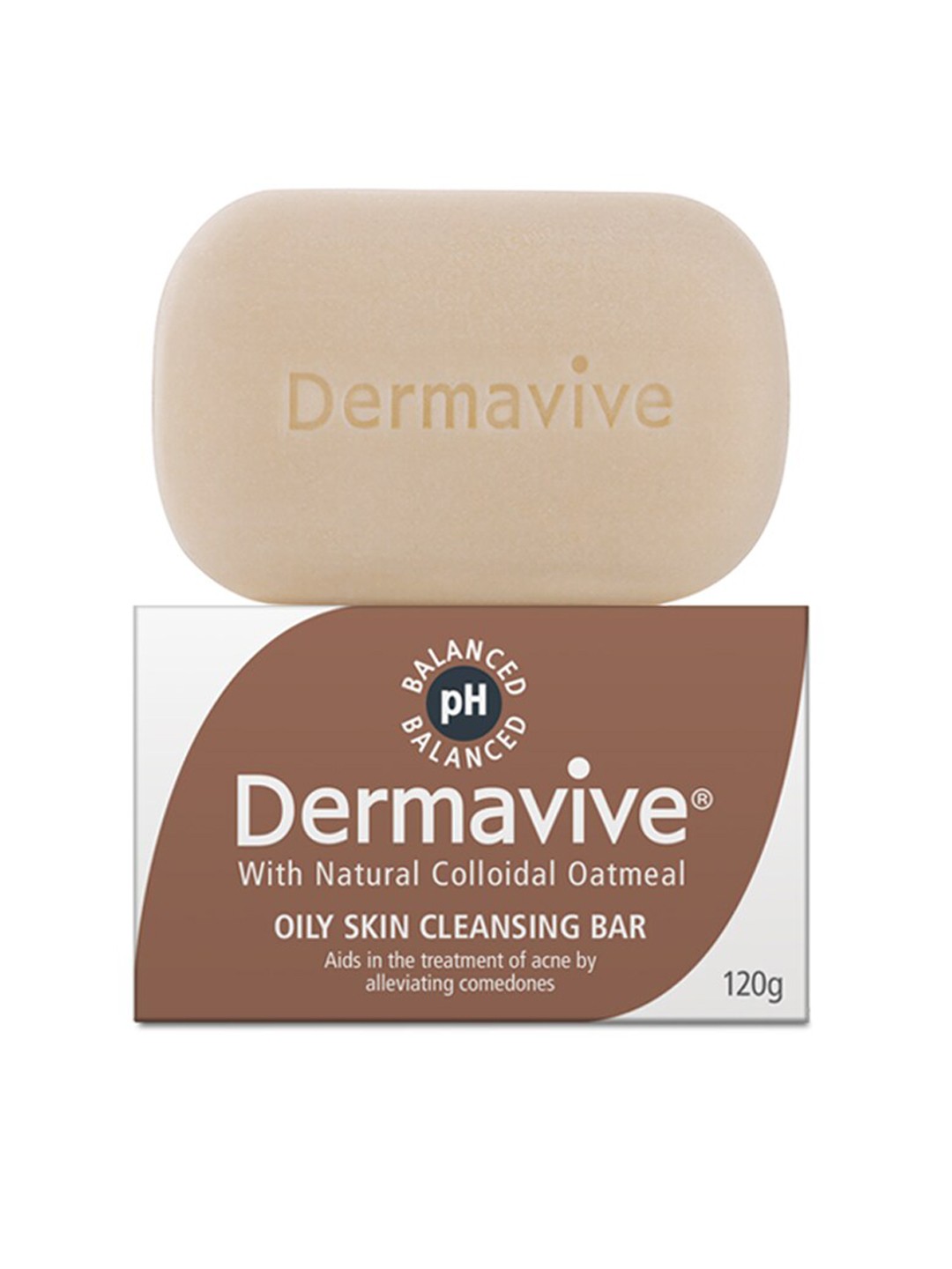 

DERMAVIVE Oily Skin Cleansing Bar - 120 g, Transparent