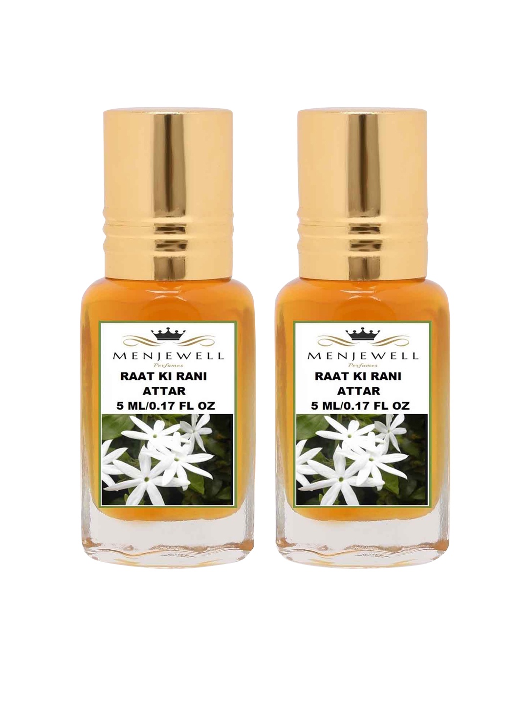 

Menjewell Yellow Set of 2 Raat Ki Rani Attar