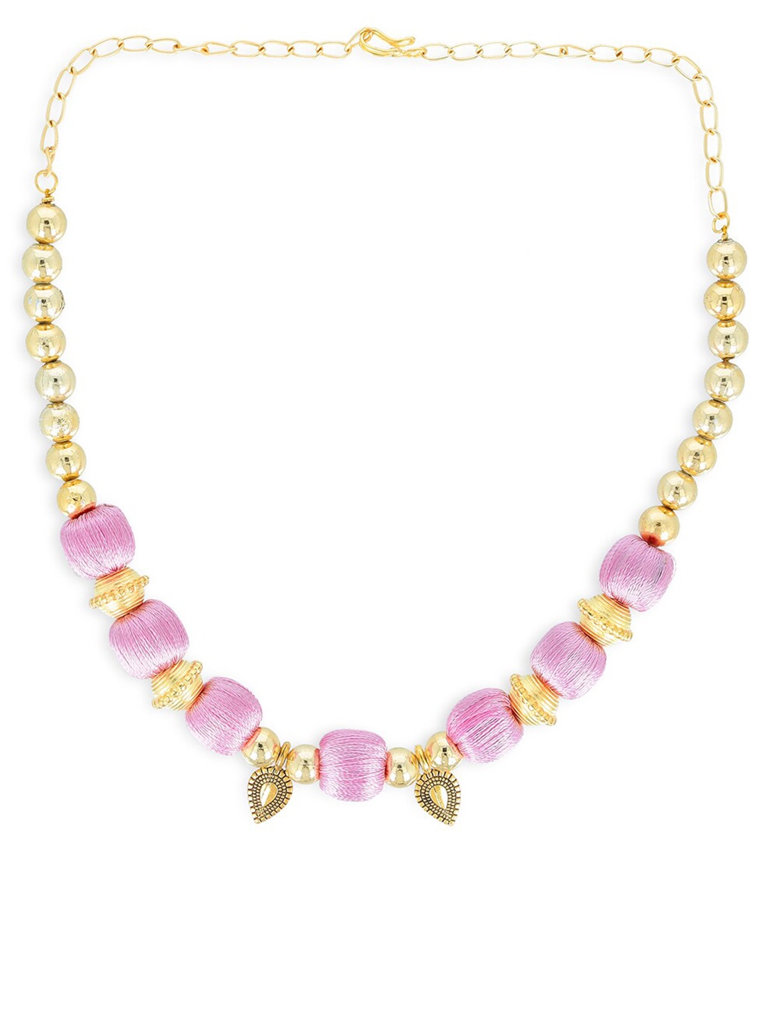 

AKSHARA Rose & Gold-Toned Choker Necklace