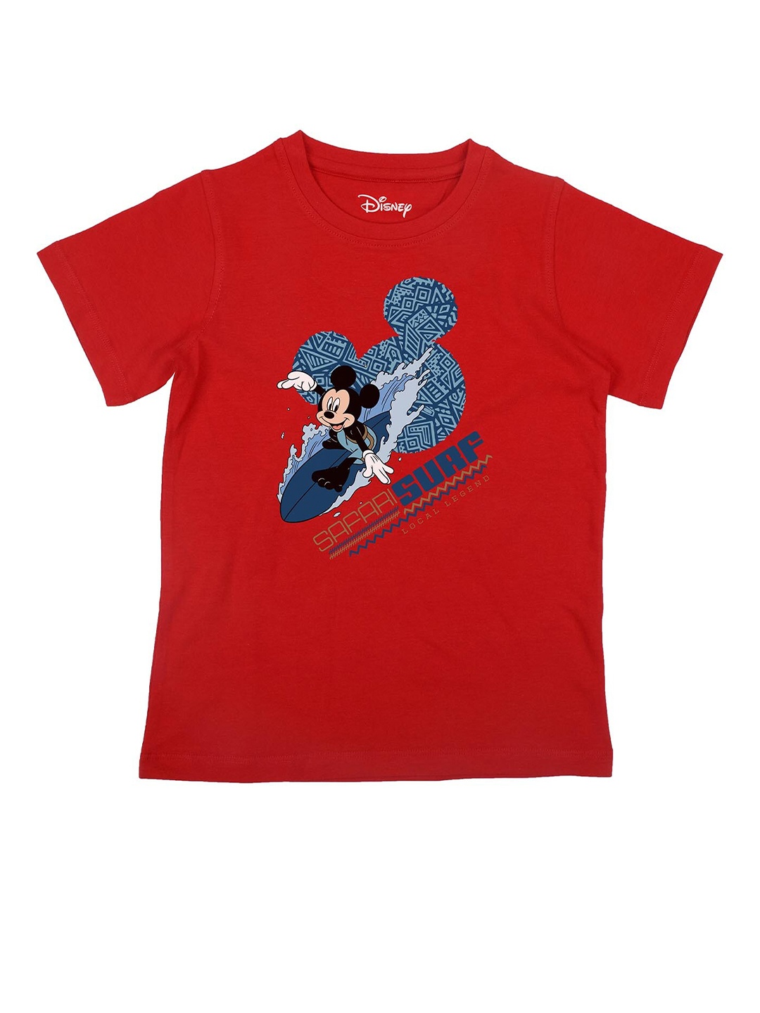 

Disney by Wear Your Mind Boys Red Printed T-shirt