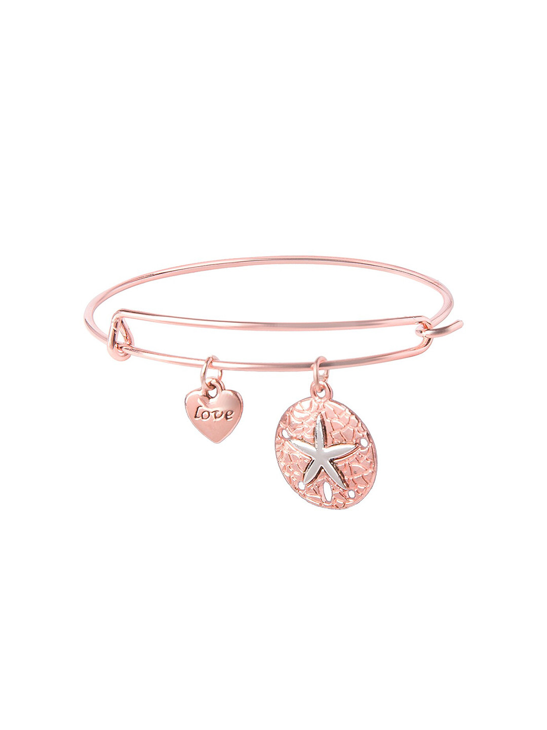 

Moon Dust Women Rose Gold-Plated Brass Charm Bracelet