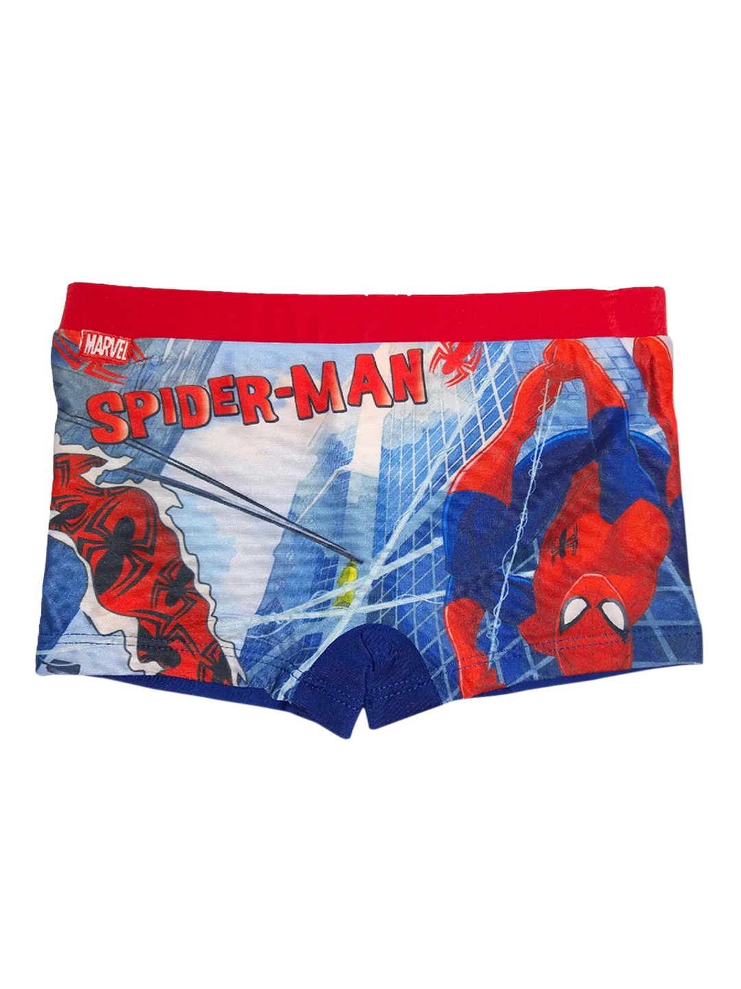 

Marvel Boys Blue & Red Spiderman Printed Swim Shorts