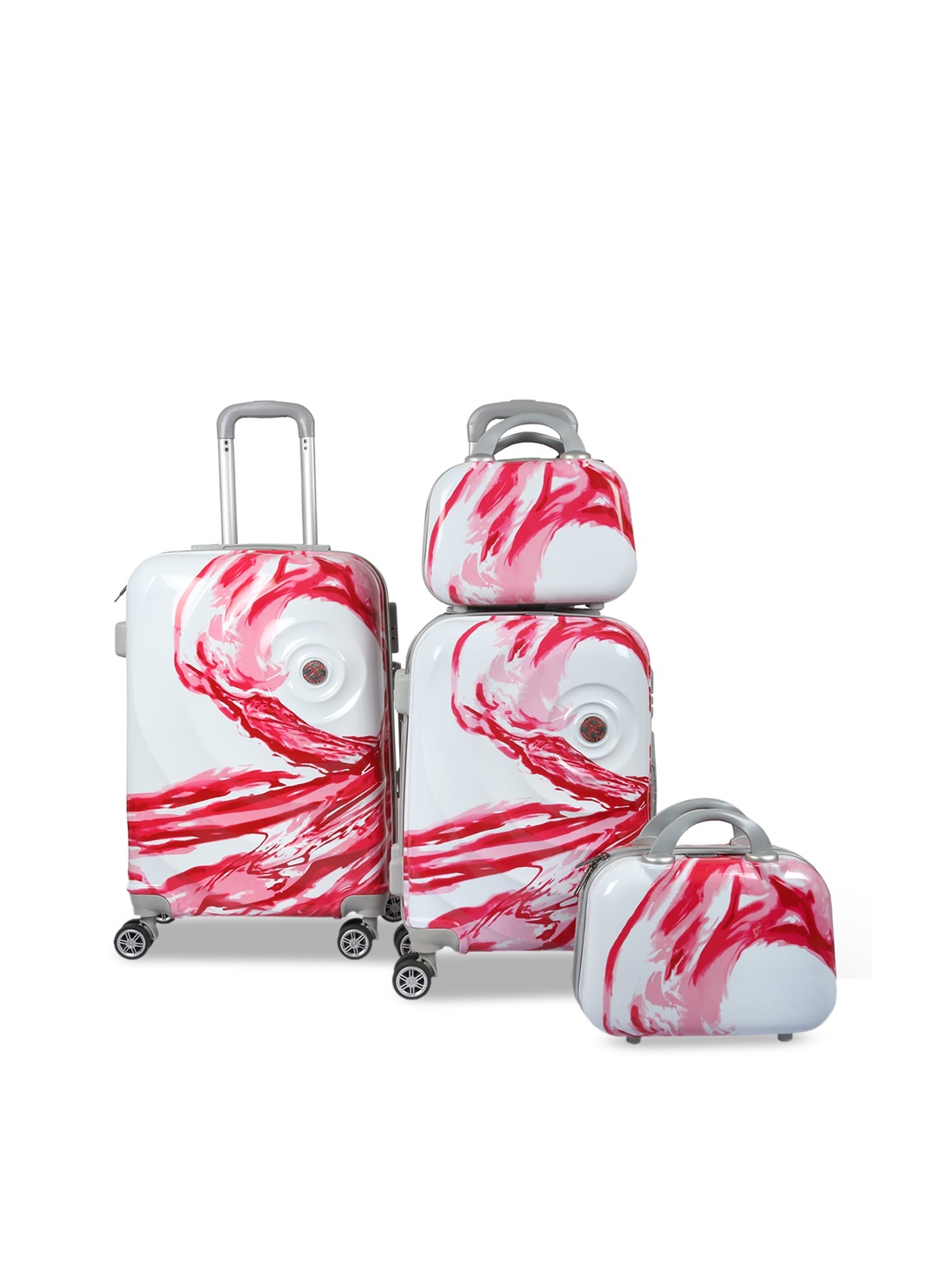 

Polo Class Red & White Printed Set of 4 Travelling Bag
