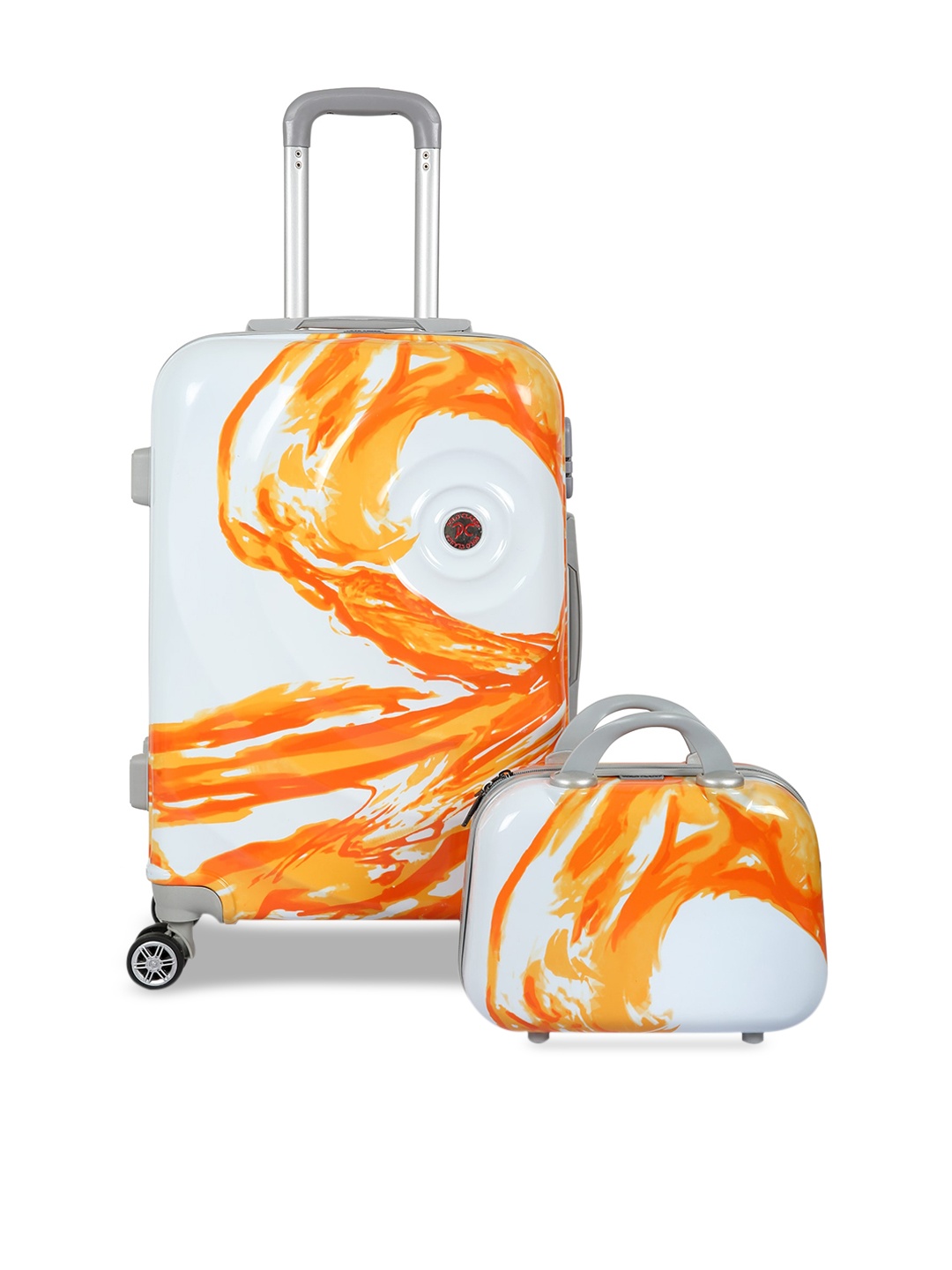 

Polo Class Orange Trolley Bag with Vanity Bag