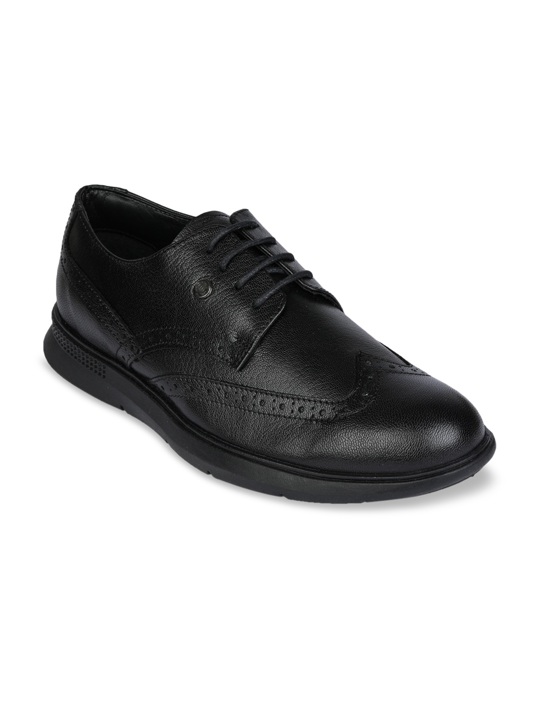 

Liberty Men Black Solid Formal Brogues