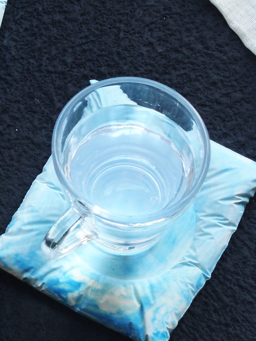 

THOA Set of 2 Blue Concrete Cushion Coasters