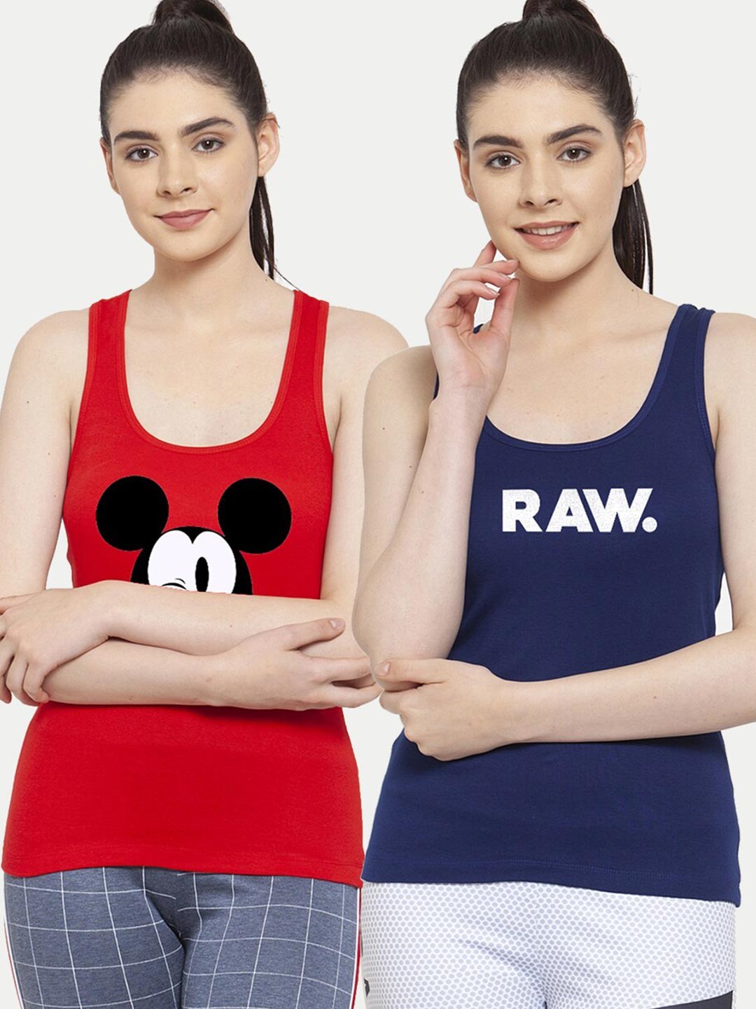 

Friskers Women Pack of 2 Tank Top, Red