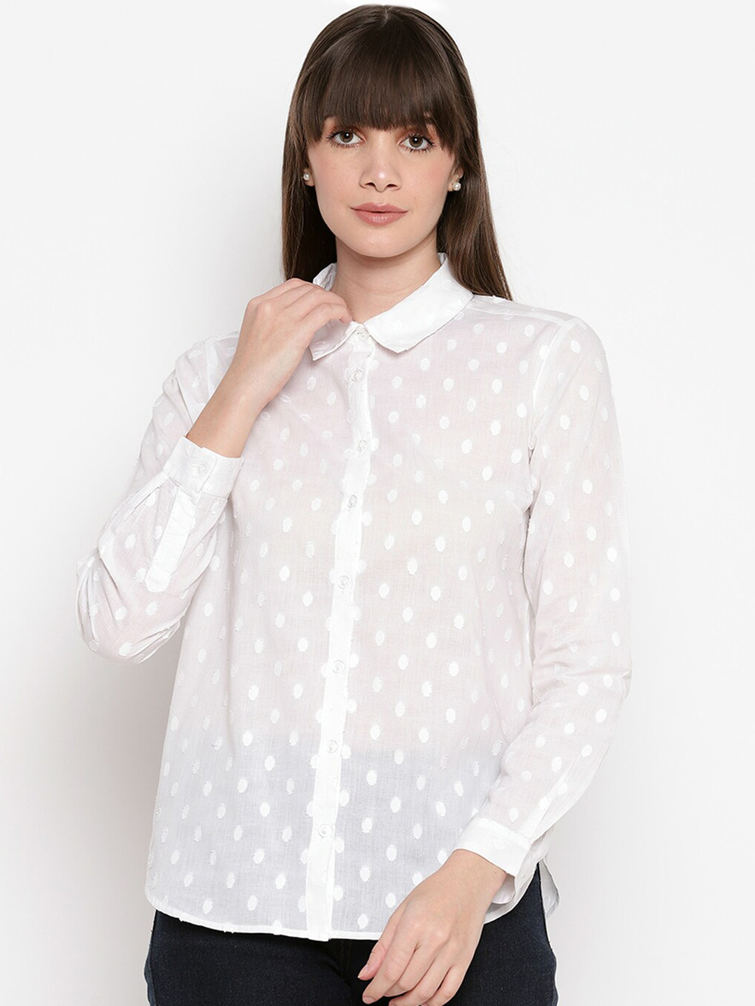 

sandy AND ritz Women White Sustainable Casual Shirt