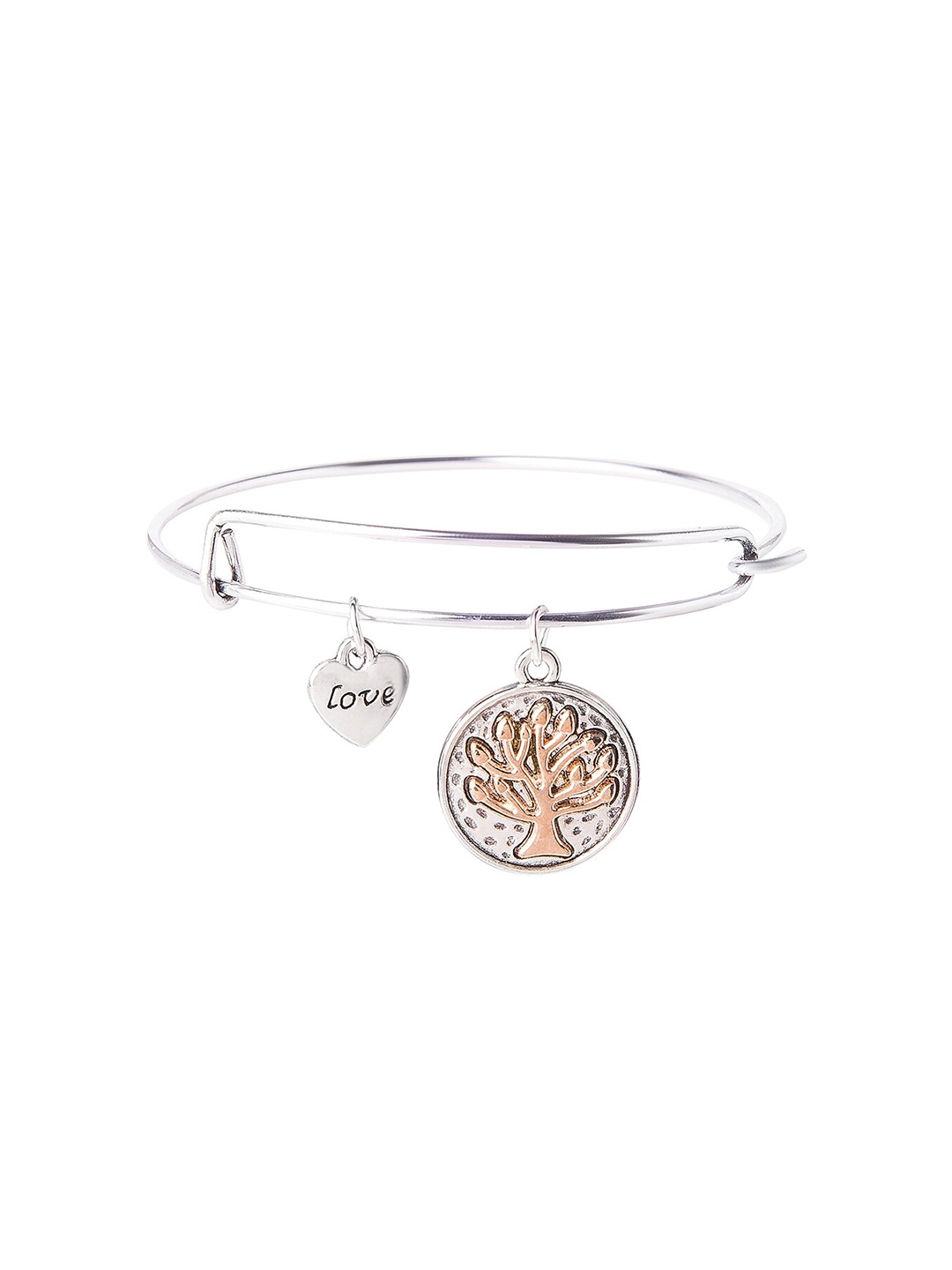 

Moon Dust Women Silver-Plated Brass Charm Bracelet