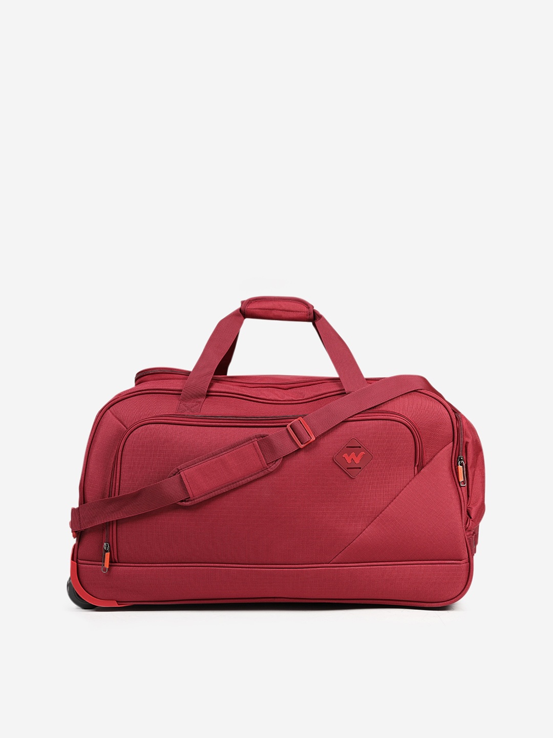

Wildcraft Unisex Red Trolley Duffel Bag