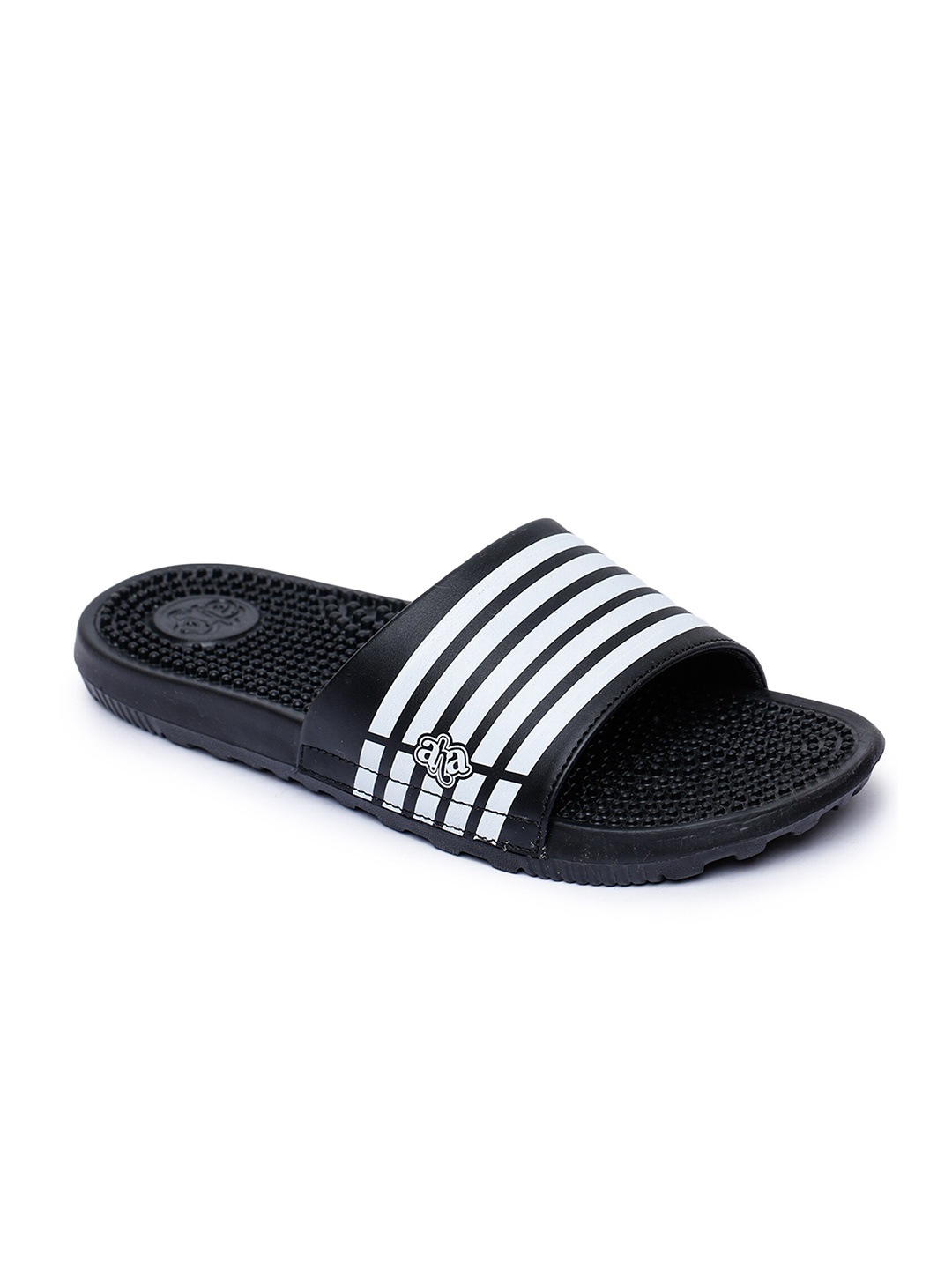 

Liberty Men Black & White Printed Sliders